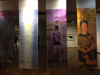 Print installation by Dionne Haroutunian